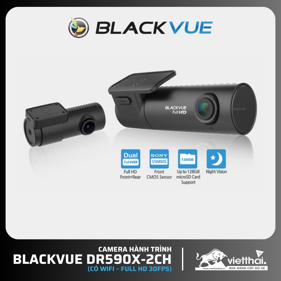 Camera hành trình Blackvue DR590X-2CH (có Wifi – Full HD 30fps)